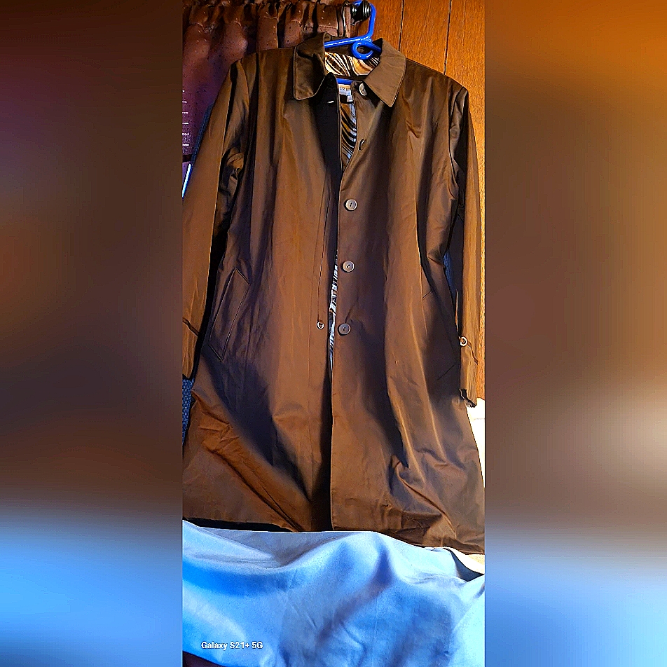 Womens Liz Claiborne Water Repellent Rain Coat